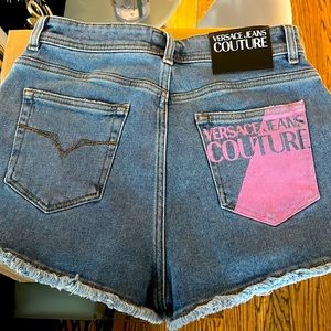 SOLD -Versace shorts denim SZ 28 new